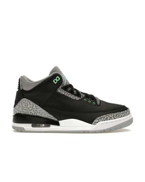 Jordan 3 Retro “Green Glow” CT8532-031 | Black/Green Glow/Wolf Grey/White