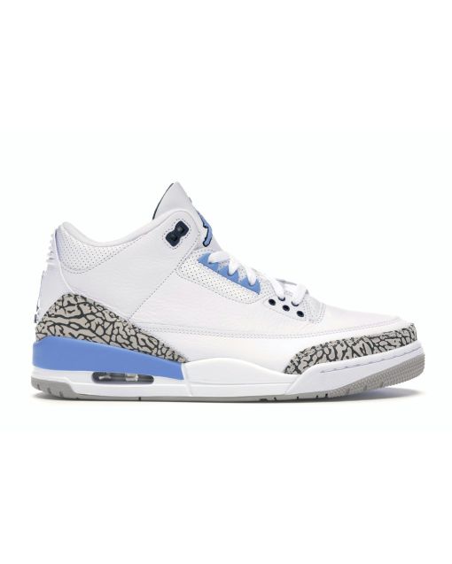 Jordan 3 Retro “UNC” CT8532-104 | White/Valor Blue/Tech Grey