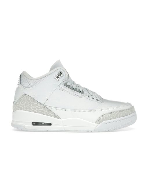 Jordan 3 Retro “Pure Money” CT8532-111 | White/Metallic Silver