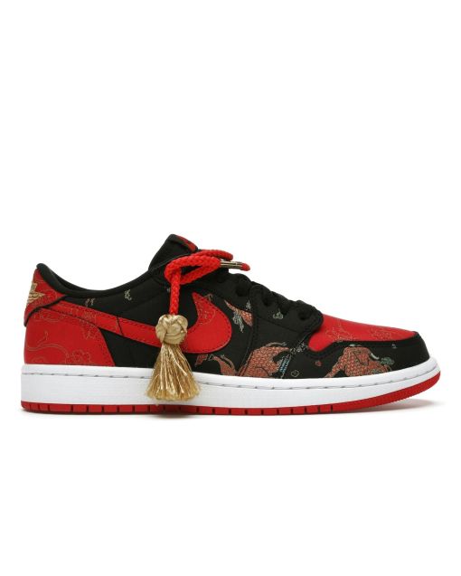 Jordan 1 Low OG “Chinese New Year” DD2233-001 | Black/Red