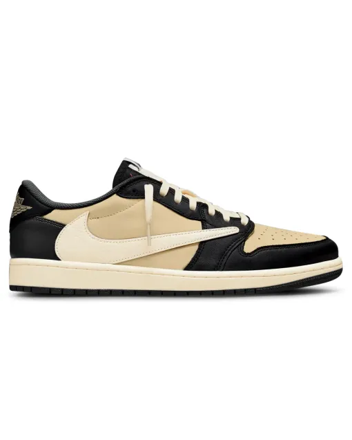 Travis Scott x Air Jordan 1 Retro Low OG SP "Pale Vanilla" - Premium Collaborative Retro Low-Top Model