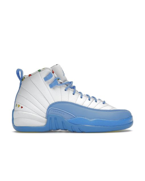 Air Jordan 12 Retro (GS) “Emoji – White/Lemon Venom” | DQ4365-114