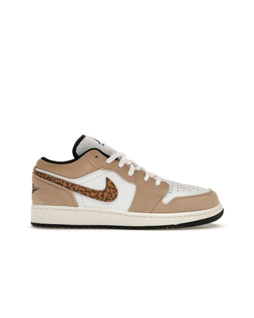 Air Jordan 1 Low SE (GS) “Brown Elephant” Kids Sneaker | DZ5368-201