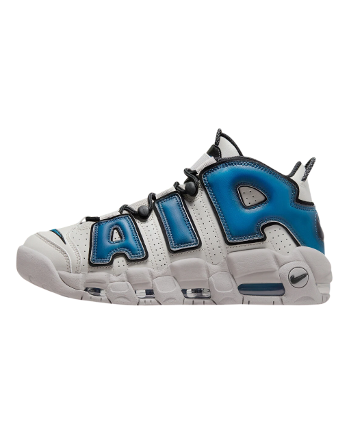 Air More Uptempo Industrial Blue Bold Streetwear Basketball Sneakers