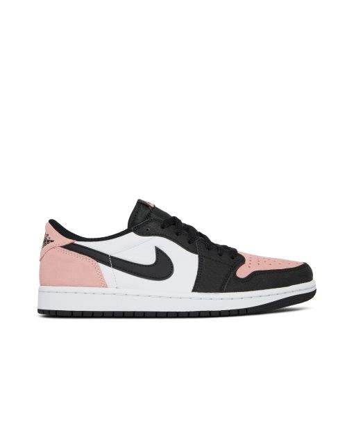 Jordan 1 Low OG Bleached Coral CZ0790-061 | Pink Black White Retro Sneakers