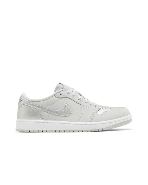 Jordan 1 Low OG Metallic Silver CZ0790-002 | Grey Silver Retro Low Sneakers