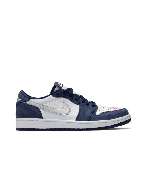 Jordan 1 Low SB Midnight Navy CJ7891-400 | Blue White Retro Skate Sneakers