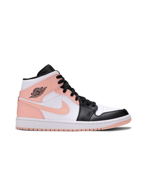 Jordan 1 Mid Arctic Orange Black Toe 554724-133 | White Arctic Orange Black Premium Sneaker