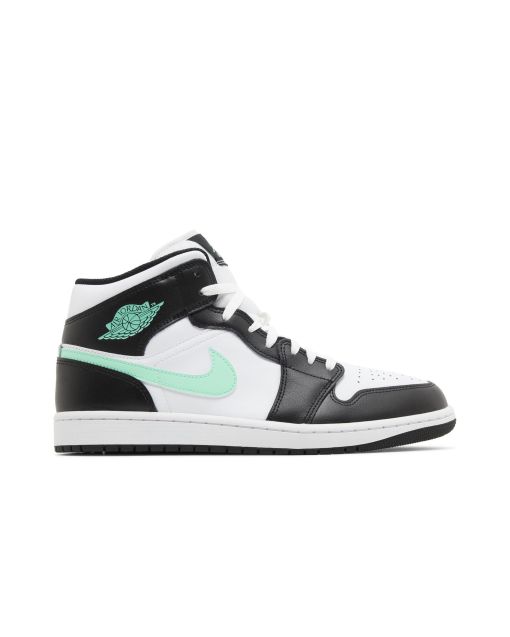 Air Jordan 1 Mid “Green Glow” White/Black/Green Glow | DQ8426-103