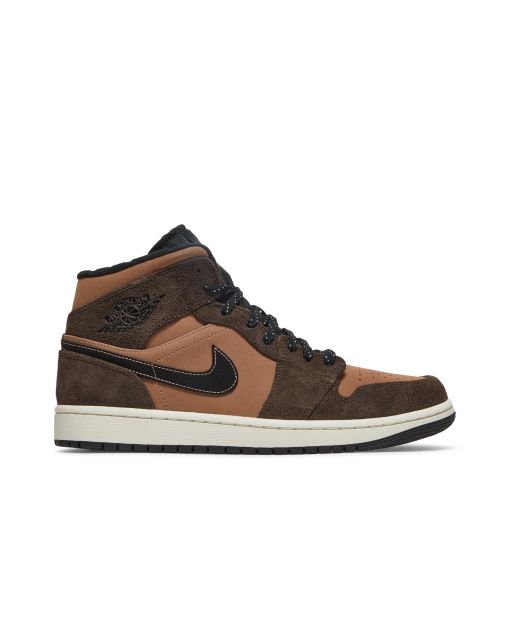 Air Jordan 1 Mid SE “Dark Chocolate” Dark Chocolate/Archaeo Brown/Black | DC7294-200