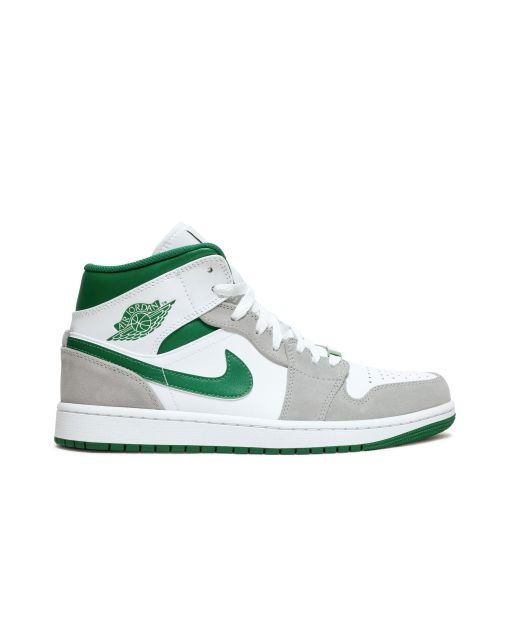 Air Jordan 1 Mid SE “Grey/Green” White/Neutral Grey/Lucky Green | DC7294-103