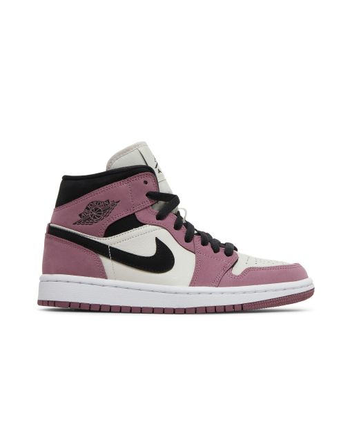 Air Jordan 1 Mid SE “Light Mulberry” Light Mulberry/Light Bone/White/Black | DC7267-500