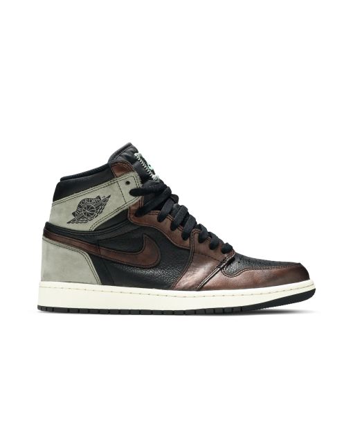 Jordan 1 Retro High Light Army Rust Shadow Patina 555088-033 | Black Light Army Rust Premium Sneaker