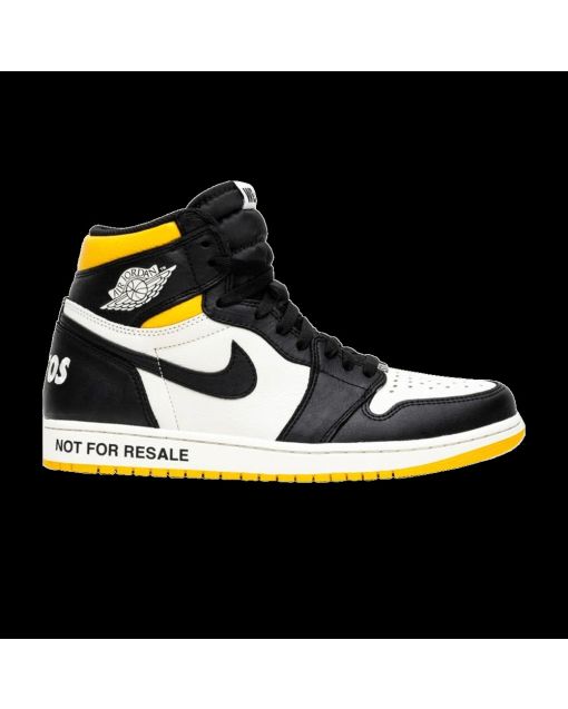 Jordan 1 Retro High Not For Resale Varsity Maize 861428-107 | White Black Yellow Premium Sneaker