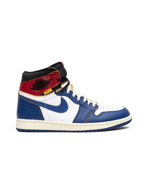 Jordan 1 Retro High Union LA Storm Blue BV1300-146 | Blue White Red Retro Sneakers