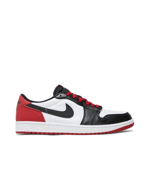 Jordan 1 Retro Low OG Black Toe CZ0790-106 | Classic Red White Black Retro Sneakers