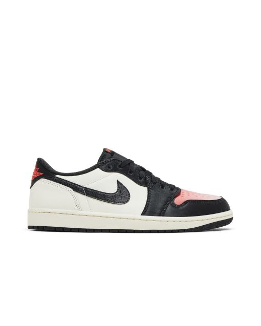 Jordan 1 Retro Low OG PSG Paris Saint-Germain Sail/Off-Noir/Pink Oxford | HF8828-100