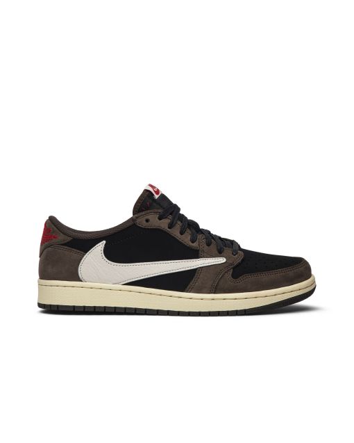 Jordan 1 Retro Low OG SP Travis Scott Mocha CQ4277-001 | Black Brown Red Retro Sneakers
