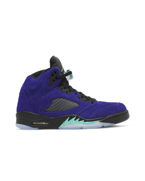 Jordan 5 Retro Alternate Grape 136027-500 | Purple Suede Black Green Ice Sneaker