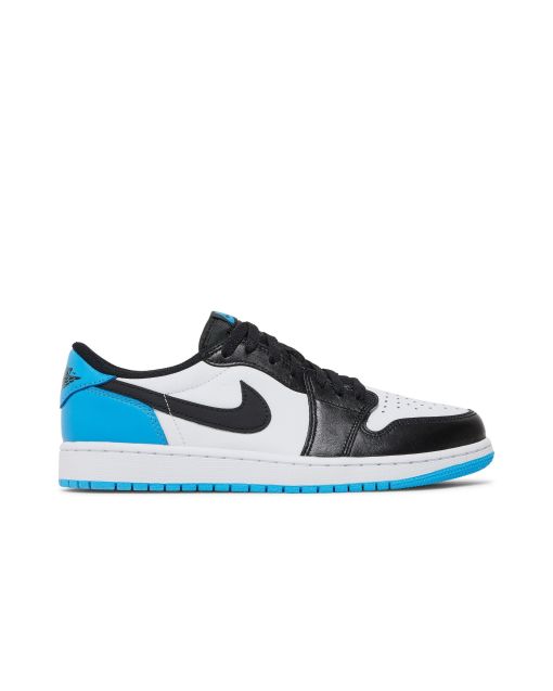 Jordan 1 Retro Low OG Black Dark Powder Blue CZ0790-104 | Classic Blue Black Retro Sneakers