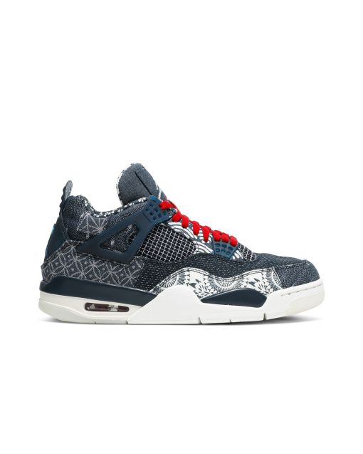 Jordan 4 Retro SE Sashiko CW0898-400 | Blue Patchwork Premium Retro Sneakers