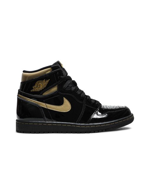 Jordan 1 Retro High OG Black Metallic Gold 555088-032 | Black Metallic Gold Premium Sneaker
