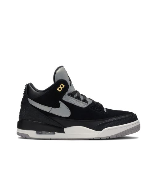 Jordan 3 Retro Tinker Black Cement Gold CK4348-007 | Black Grey Gold Retro Sneakers