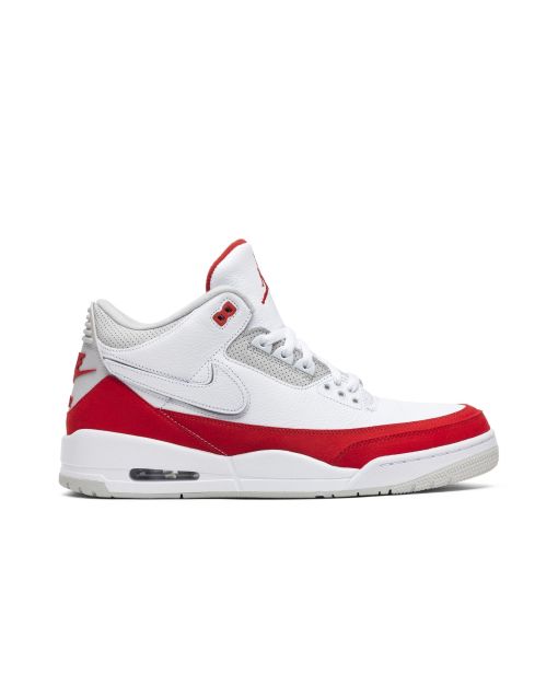 Jordan 3 Retro Tinker White University Red CJ0939-100 | White Red Retro Sneakers