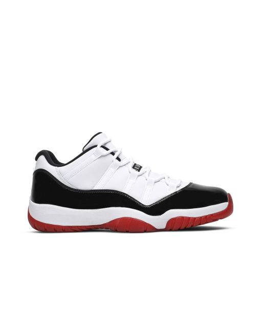 Jordan 11 Retro Low Concord Bred AV2187-160 | White Black Red Retro Sneakers