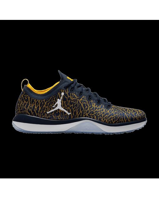 Jordan Trainer 1 Low Michigan 845403-420 | College Navy White Amarillo Sneaker