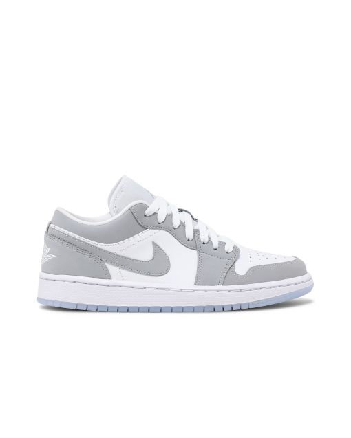 Air Jordan 1 Low “Wolf Grey” White/Wolf Grey/Aluminum | DC0774-105