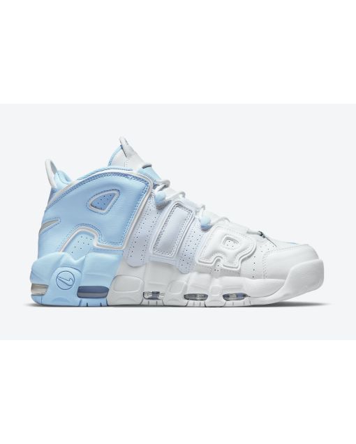 Air More Uptempo Psychic Blue Bold Street Style Basketball Sneakers