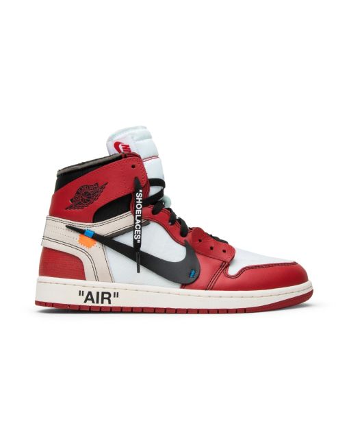 Jordan 1 Retro High Off-White Chicago AA3834-101 | White Black Varsity Red Premium Sneaker