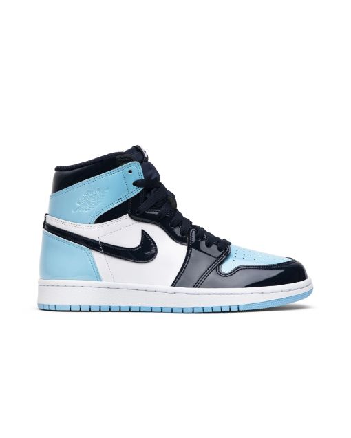 Jordan 1 Retro High UNC Patent CD0461-401 | Women’s Blue White Patent Sneakers
