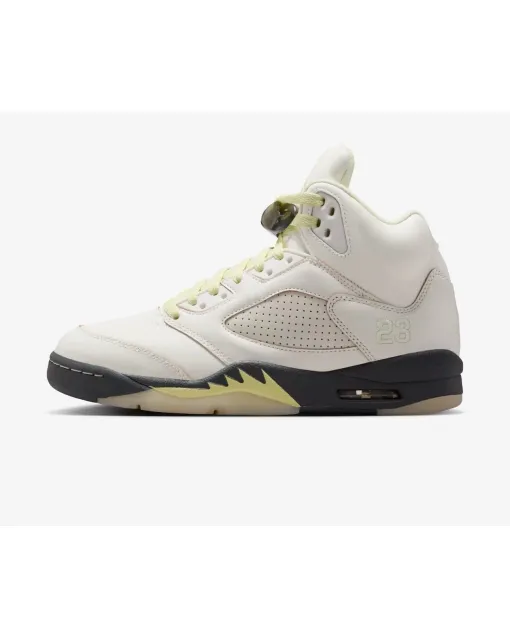 Air Jordan 5 Retro "Luminous Green and Sail" Women's Shoes