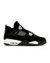 Air Jordan 4 Retro White Thunder – Sleek Monochrome Classic - Men's Shoes