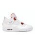 Jordan 4 Retro Metallic Orange - Vibrant Retro Basketball Sneakers
