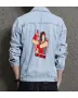 Liu Hang Street Fighter Denim Jacket for Men - Gift for Video Game Fans - Christmas Present