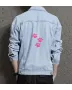 Men's Casual Denim Jacket - Perfect Present for Brother - Button Front - for Shopping Days - Back to School Gift