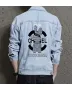 Men's Casual Jean Coat for Boyfriend - Contrast Stitching with Campus Style - Gift Idea for Celebration College Students
