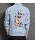 Mickey Men's Casual Jean Coat - Gift for College Student - Button Closure for Campus Style - New Year for Young Men