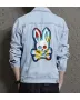Bunny Rabbit Men's Classic Jean Jacket for Graduate - Great Button Closure Gift - Outdoor Activities for Special Occasion - Active Men