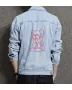 Kaw Men's Denim Jacket - for Graduate - Urban Design for Everyday Wear - Great Gift for College Start Modern Men