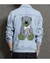 Bear Men's Denim Outerwear for Friend - Great Versatile Design Gift - Casual Hangouts for Celebration - Street Style Lovers