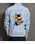 Men's Denim Outerwear for Teen Boys - Great Versatile Design Gift - Campus Style for Thank You Gift - College Students
