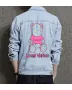 Bear Men's Jean Jacket for Fashion Lover - Minimalist Design with Outdoor Activities - Gift Idea for Holiday Season Young Men