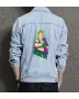Men's Jean Jacket - Retro Sonya - Gift for Fans - Vintage Look - Christmas Present