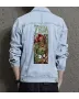 Men's Jean Jacket - Retro Zelda - Gift for Fans - Vintage Look - Christmas Present