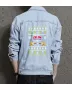 Men's Jean Jacket - Retro Zelda Theme - Gift for Fans - Vintage Look - Christmas Present