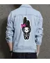 Bunny Men's Modern Denim Jacket - Gift for Son - Front Pockets for Outdoor Activities - Congratulations for Street Style Lovers